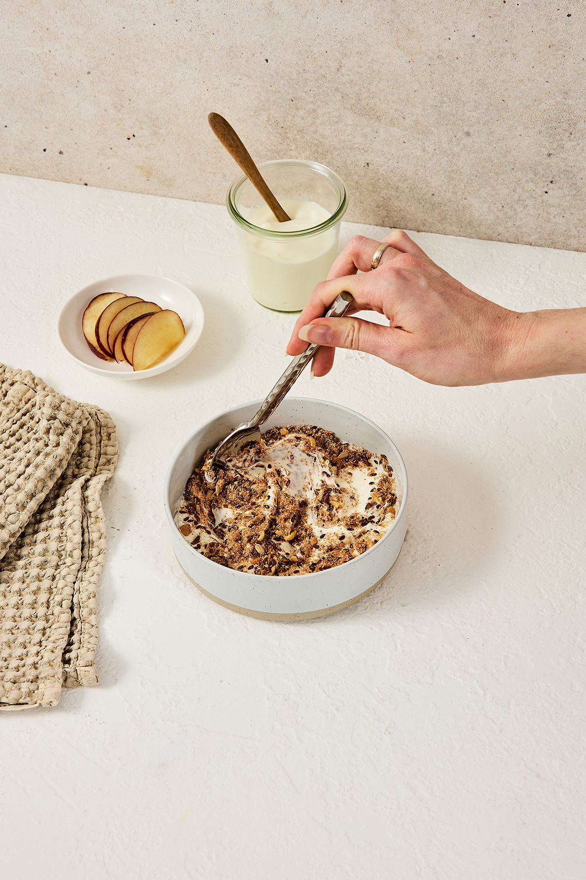 Stirring My Daily Gut through a bowl of yoghurt
